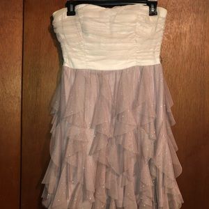 Champagne Two Toned Cocktail Dress